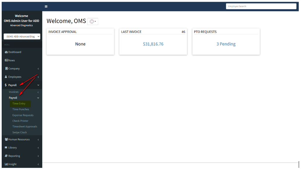 How do I create a timesheet entry?